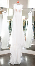 Load image into Gallery viewer, Pronovias &#39;Oreste&#39; size 8 used wedding dress front view on hanger
