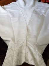 Load image into Gallery viewer, Jasmine &#39;Satin&#39; size 4 used wedding dress view of top
