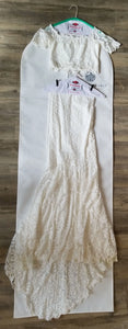 Grace Loves Lace 'Everly' size 4 used wedding dress front view on hanger