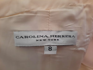 Carolina Herrera 'Classic Strapless Eyelet Detail A-Line'