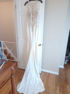 Lucia by Allison Webb 'High Neck Sleeveless Lace Wedding Dress'