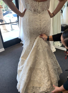 Matthew Christopher 'Emma' wedding dress size-12 NEW