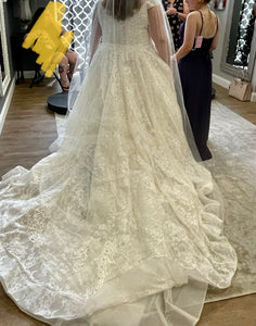 Allure Bridals 'C520' wedding dress size-24 NEW