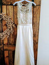 Load image into Gallery viewer, Tara Keely &#39;2455&#39; size 8 used wedding dress front view on hanger
