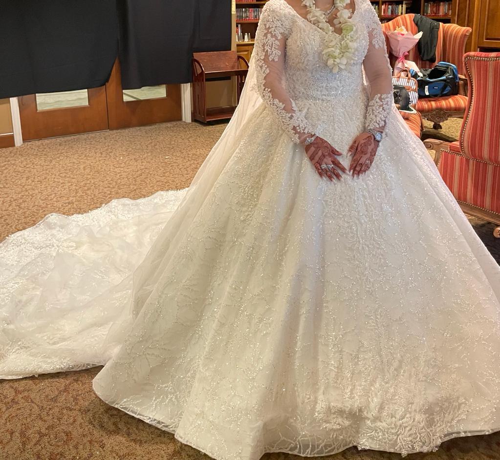 Alma Novia 'NS3926' wedding dress size-14 PREOWNED