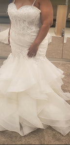 KLeiNFELD DANIELLE CAPRESE 'ARIELXS' wedding dress size-18 NEW