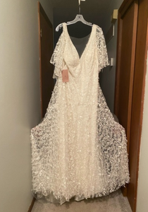Jenny Yoo 'Lourdes' wedding dress size-16 NEW