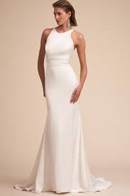 BHLDN 'Loretta' size 8 used wedding dress front view on model