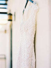 Load image into Gallery viewer, &#39;Martina Liana &#39;ML803CRZP&#39; size 6 used wedding dress side view on hanger
