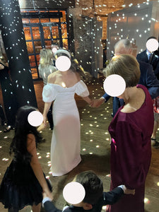 Sarah Seven 'Elena' wedding dress size-06 PREOWNED
