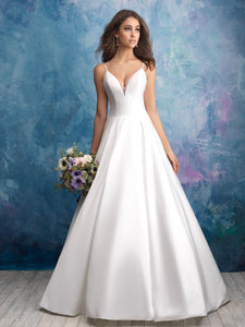 Allure '9570' size 14 new wedding dress front view on model