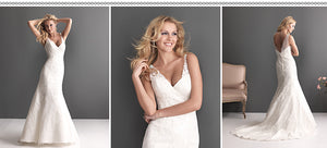 Allure '2606' size 10 new wedding dress views on model
