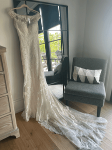 Stella York '6118CR' wedding dress size-02 NEW
