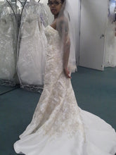 Load image into Gallery viewer, Oleg Cassini Strapless with Flared Hem - Oleg Cassini - Nearly Newlywed Bridal Boutique - 1
