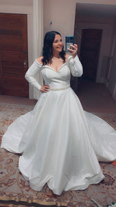 Justin Alexander 'Be you 55121' wedding dress size-16 NEW