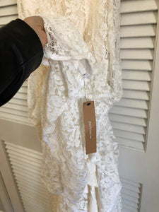 Reformation 'Merlot Dress' wedding dress size-06 NEW