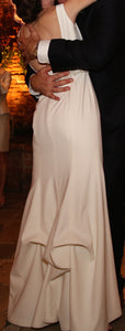 Modern Trousseau 'Minnie' size 4 used wedding dress back view on bride