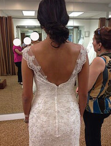 leggenda bridal '00000' wedding dress size-02 PREOWNED