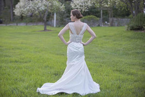 Monique Lhuillier 'Fitted Corset Dress' - Monique Lhuillier - Nearly Newlywed Bridal Boutique - 3