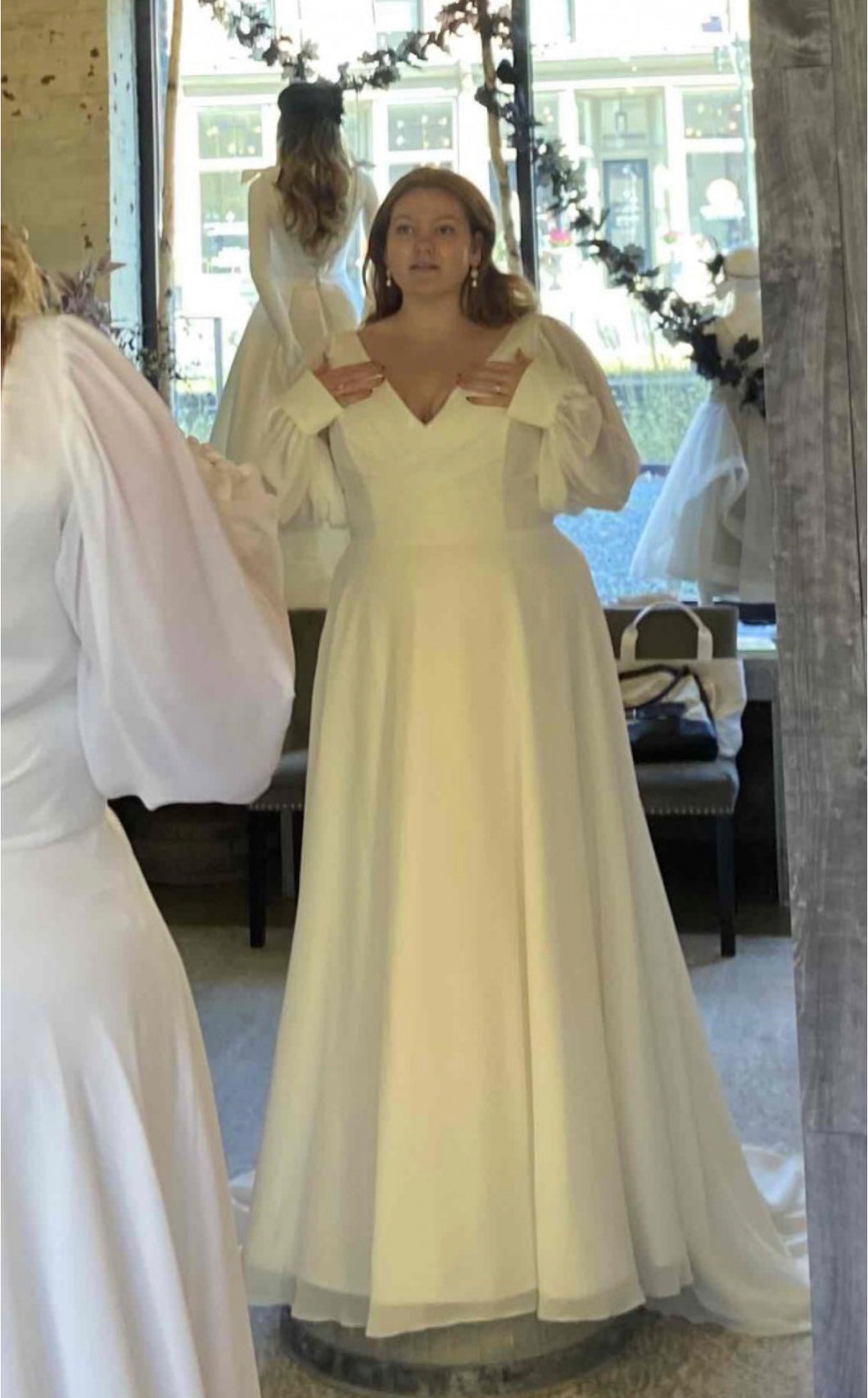 Sincerity '44264' wedding dress size-16 NEW