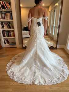 Maggie Sottero 'Saige' wedding dress size-08 NEW