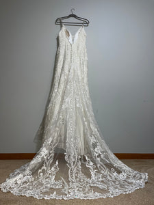 Allure Bridals 'L468' wedding dress size-10 NEW