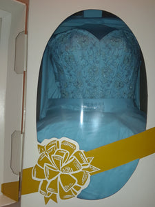 Demetrios 'A Line' size 10 used wedding dress in box