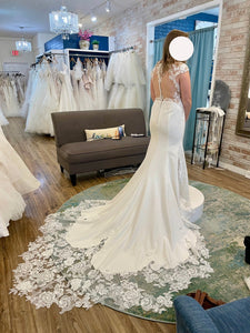 Justin Alexander 'Delia' wedding dress size-04 PREOWNED