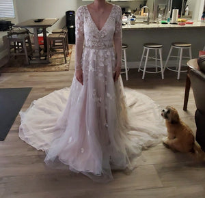 Galina Signature 'SWG820' wedding dress size-00 NEW