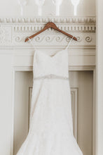 Load image into Gallery viewer, Mori Lee &#39;Madeline Gardner&#39; size 10 used wedding dress front view close up
