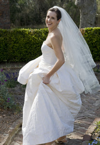 Carolina Herrera 'unknown' wedding dress size-08 PREOWNED