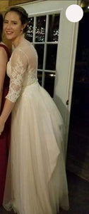 Essense of Australia 'D2085DM56635USA' wedding dress size-08 PREOWNED