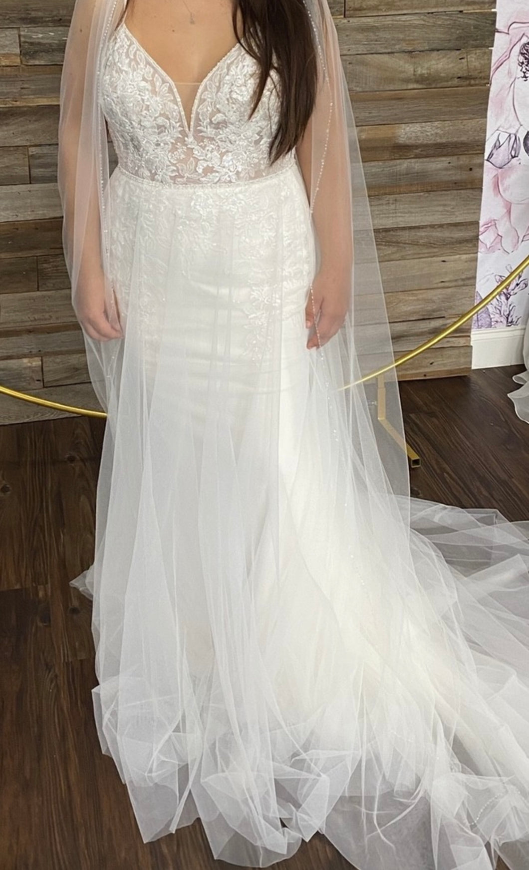 Mori Lee 'Corrine ' wedding dress size-12 NEW