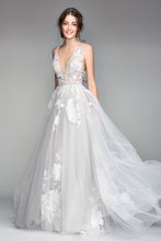 Load image into Gallery viewer, Watters &#39;Galatea 50704&#39; size 10 used wedding dress front view on model
