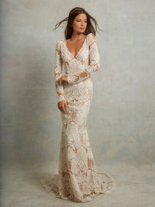 Tara Lauren 'The Harlow' wedding dress size-08 SAMPLE