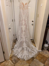 Load image into Gallery viewer, Private Collection &#39;LV3049 Beaded&#39; wedding dress size-08 NEW
