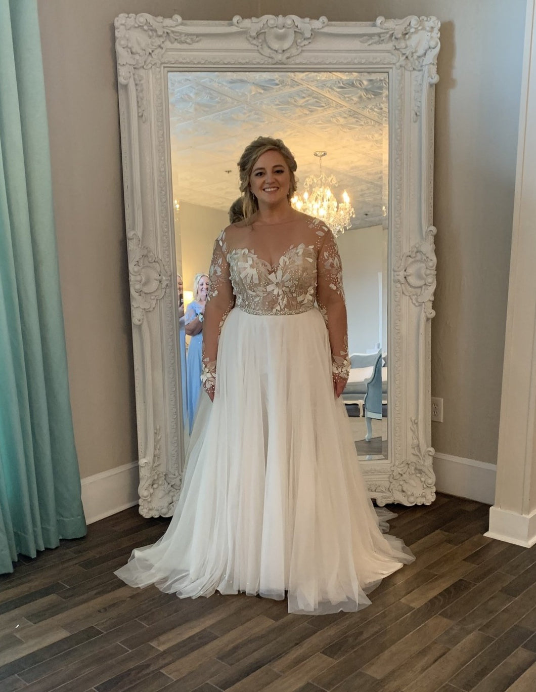 Hayley Paige 'Remmington 6553' wedding dress size-12 PREOWNED