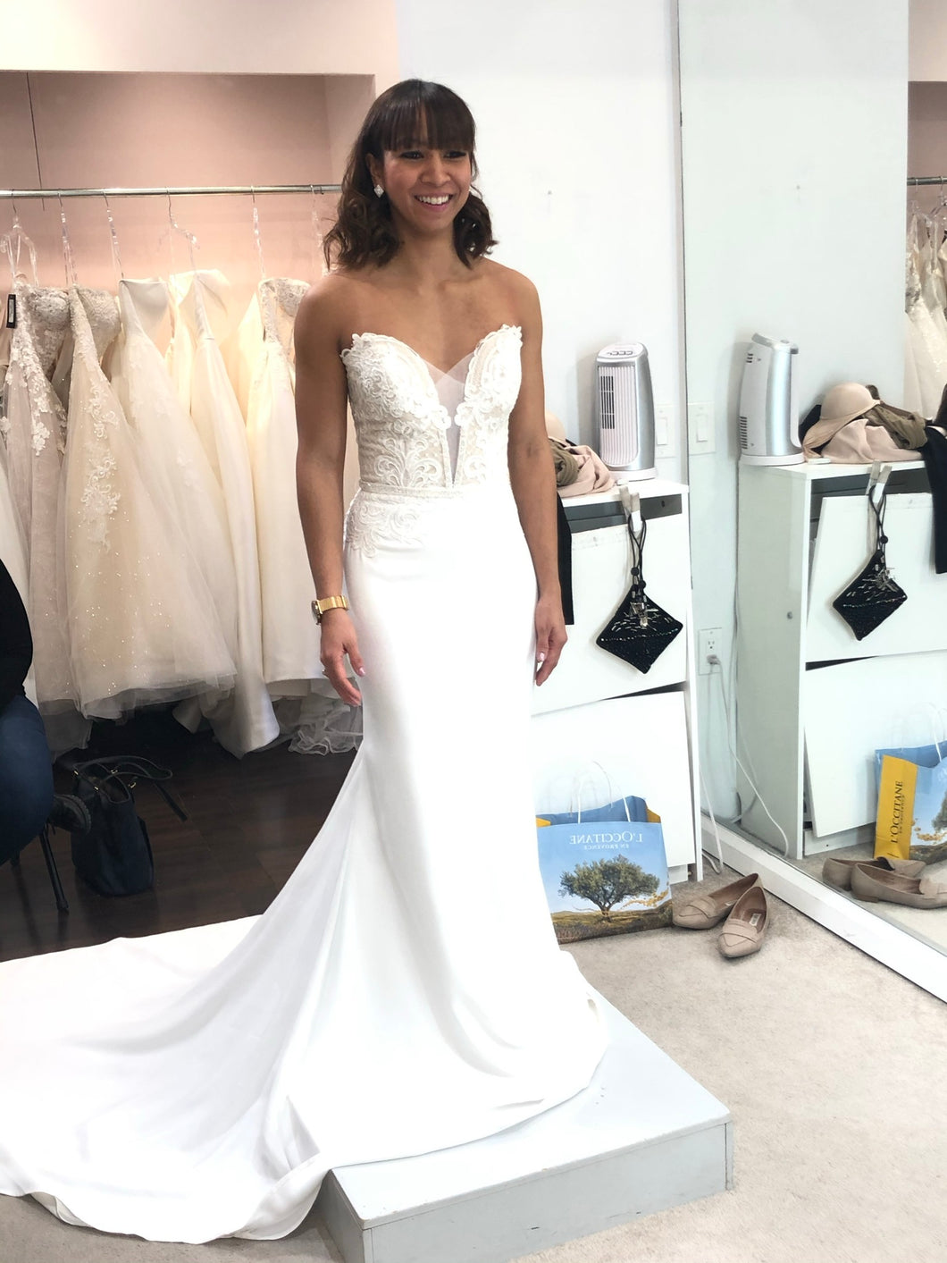 Calla Blanche 'LA8229 Krysta' wedding dress size-02 SAMPLE