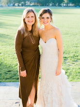 Load image into Gallery viewer, Martina Liana &#39;803&#39; size 10 used wedding dress front view on bride
