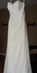 alfred angelo 'Unknown' wedding dress size-12 PREOWNED