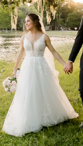 Stella York '7194' wedding dress size-04 PREOWNED