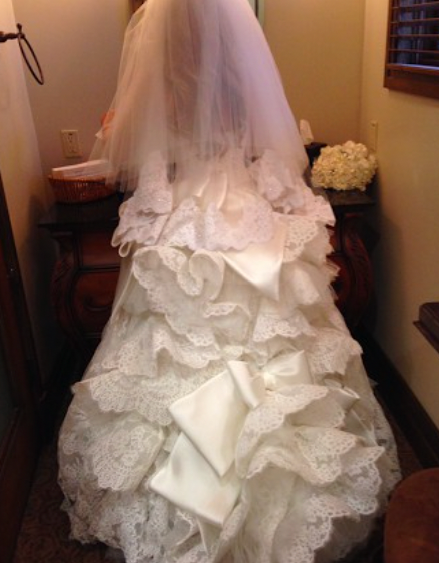 Pnina Tornai '32908410' wedding dress size-00 PREOWNED