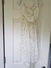 Load image into Gallery viewer, Miss Philippines &#39;Padme Queen Amidala&#39; size 2 used wedding dress back view on hanger
