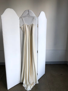 Alexandra Grecco 'Emma' size 8 sample wedding dress back view on hanger