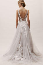 Load image into Gallery viewer, BHLDN &#39;Hearst&#39; size 6 used wedding dress back view on model
