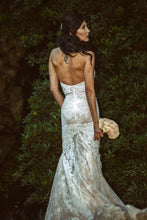 Load image into Gallery viewer, Galia Lahav &#39;Victoria&#39; size 2 used wedding dress back view on bride
