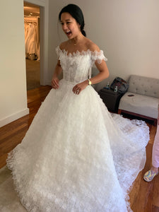 Monique Lhuillier 'Regency' wedding dress size-02 NEW