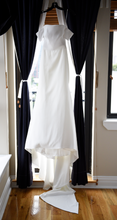 Load image into Gallery viewer, Lela Rose &#39;Capri&#39; size 2 used wedding dress front view on hanger
