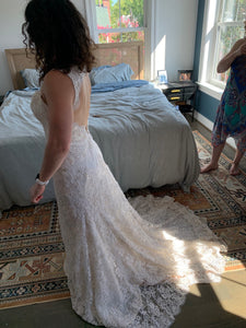 Custom made  'Other ' wedding dress size-06 NEW