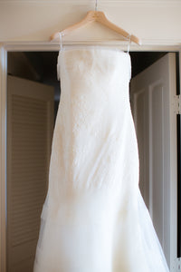 Vera Wang 'Georgina' wedding dress size-06 PREOWNED